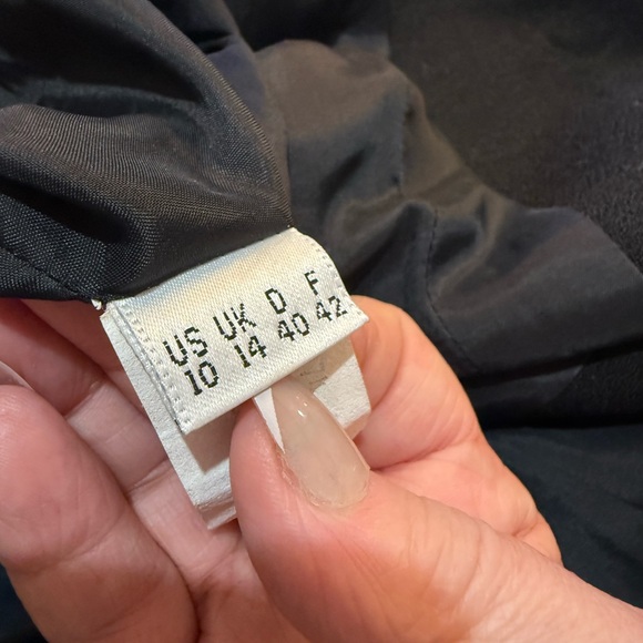 Nipon Boutique Vintage Black Coat Dress Size 10 - Picture 7 of 8